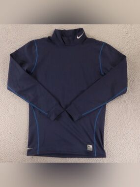 Nike Pro Combat Dri Fit Fitted Mock Neck Long Sleeve - XL